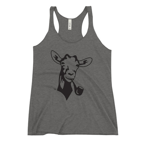 Women's Racerback Tank - Heather Grey